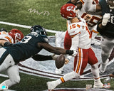 Milton Williams Signed 16x20 Eagles Super Bowl 59 Mahomes Strip Sack Photo BAS
