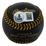 Moises Ballesteros Chicago Cubs Signed Official Black Leather MLB Baseball BAS