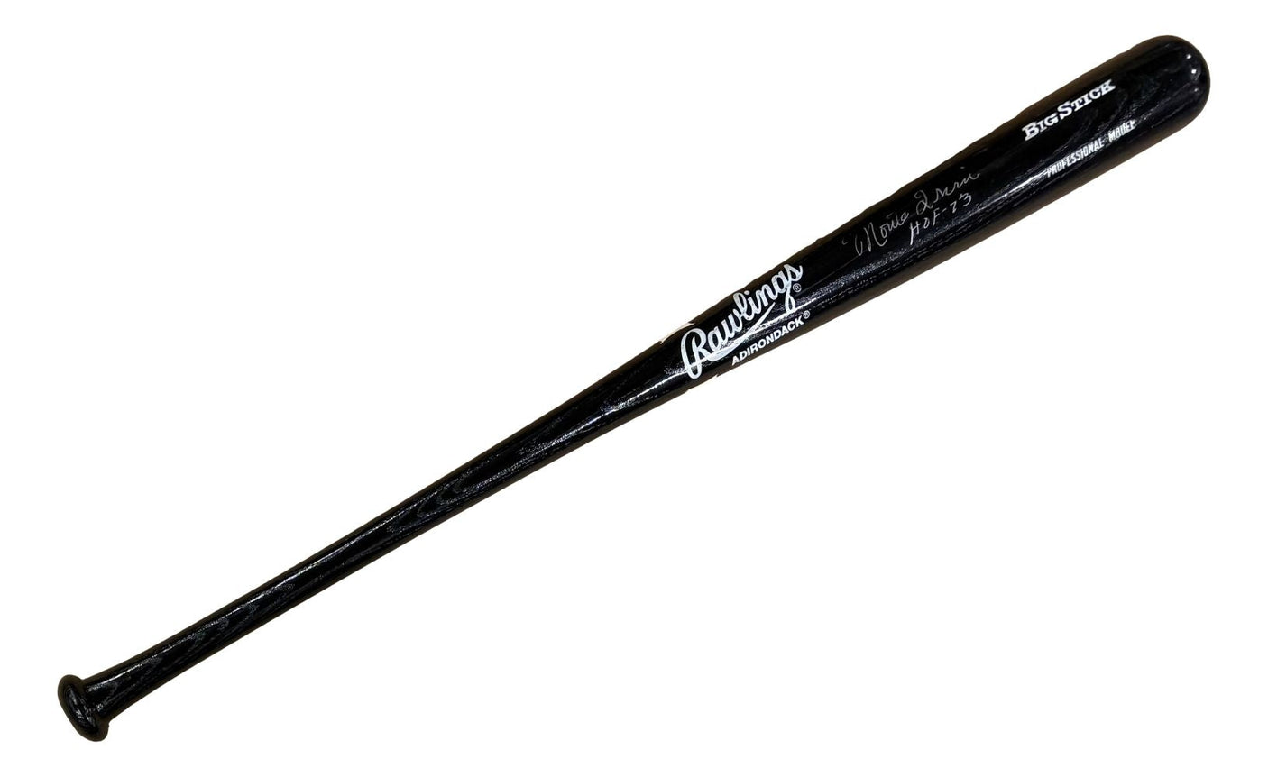 Monte Irvin San Francisco Giants Signed Black Rawlings Bat HOF 73 JSA