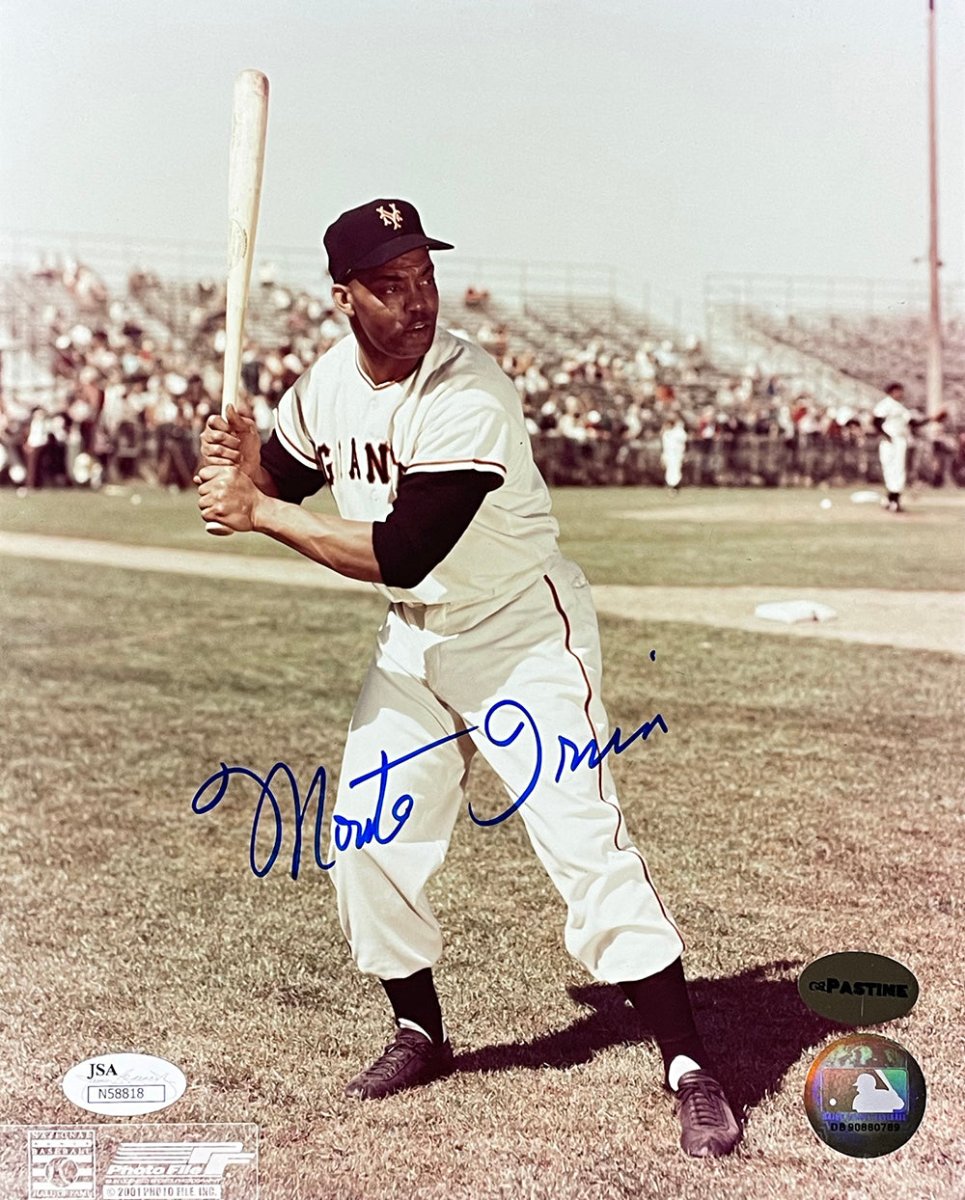 Monte Irvin Signed 8x10 New York Giants Baseball Photo JSA - Sports Integrity