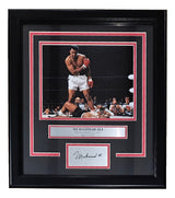 Muhammad Ali Framed 8x10 Sonny Liston KO Photo w/ Laser Engraved Signature - Sports Integrity