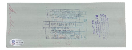 Stan Musial St. Louis Cardinals Signed Bank Check #1277 BAS - Sports Integrity