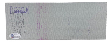 Stan Musial St. Louis Cardinals Signed Bank Check #5506 BAS - Sports Integrity