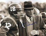 Joe Namath Signed 16x20 Alabama w/ Bear Bryant Photo PSA/DNA