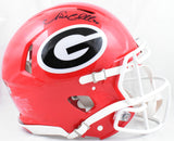 Nick Chubb Autographed Georgia F/S Speed Authentic Helmet - Beckett W Hologram