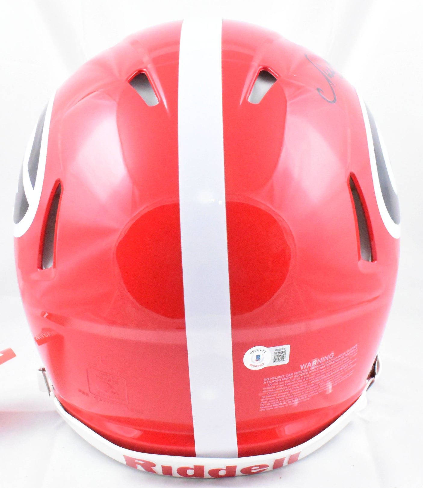 Nick Chubb Autographed Georgia F/S Speed Authentic Helmet - Beckett W Hologram