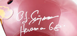 O.J. Simpson Autographed USC F/S Authentic Helmet Heisman - JSA W *White