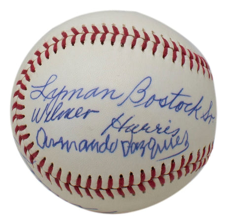 Negro League Legends Multi Signed Baseball 7 Signatures BAS LOA AA13297 - Sports Integrity