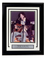 Neil Young Signed Framed 8x10 Photo PSA/DNA