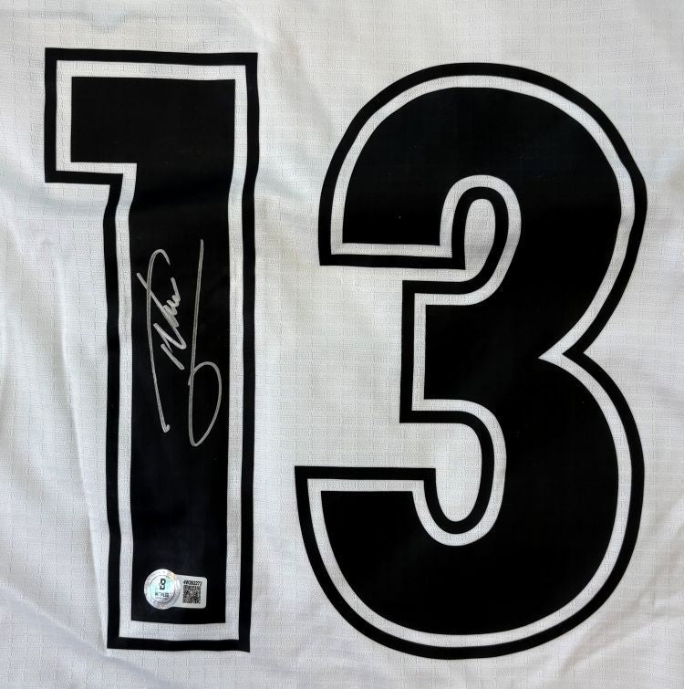 Alessandro Nesta Signed Lazio White Puma Soccer Jersey BAS