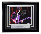 Nick Jonas Signed Framed 8x10 Photo PSA/DNA