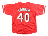 Nick Lodolo Cincinnati Signed Red Baseball Jersey BAS
