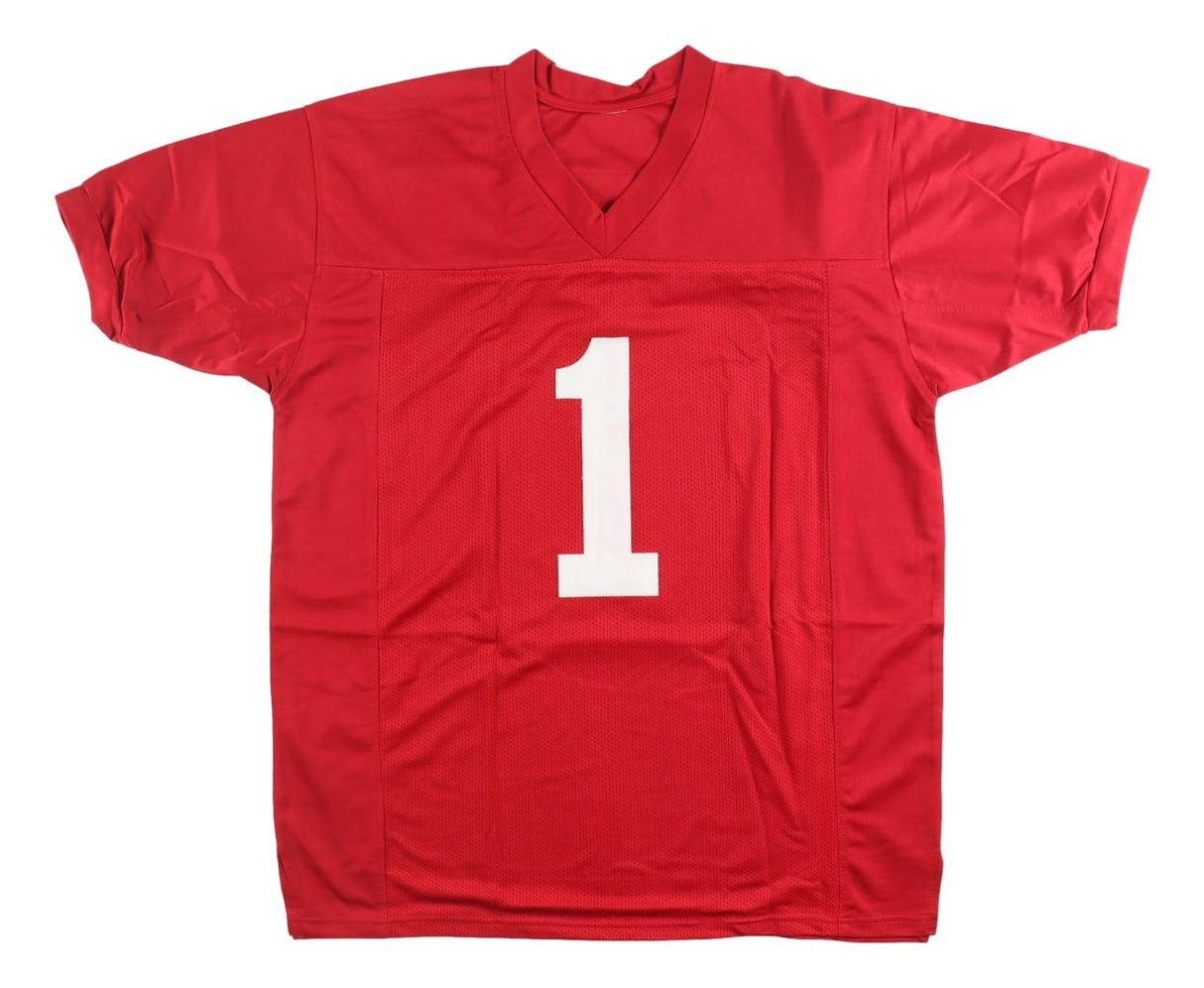 Nick Saban Alabama Signed Crimson Football Jersey BAS