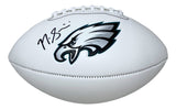 Nick Sirianni Super Bowl 59 LIX Champ Signed Philadelphia Eagles Logo Football BAS