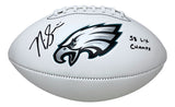 Nick Sirianni Signed Eagles Logo Football SB LIX Champs Inscription BAS