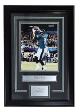 Nick Foles Framed 8x10 Eagles SB52 Philly Special Photo w/ Laser Engraved Auto - Sports Integrity