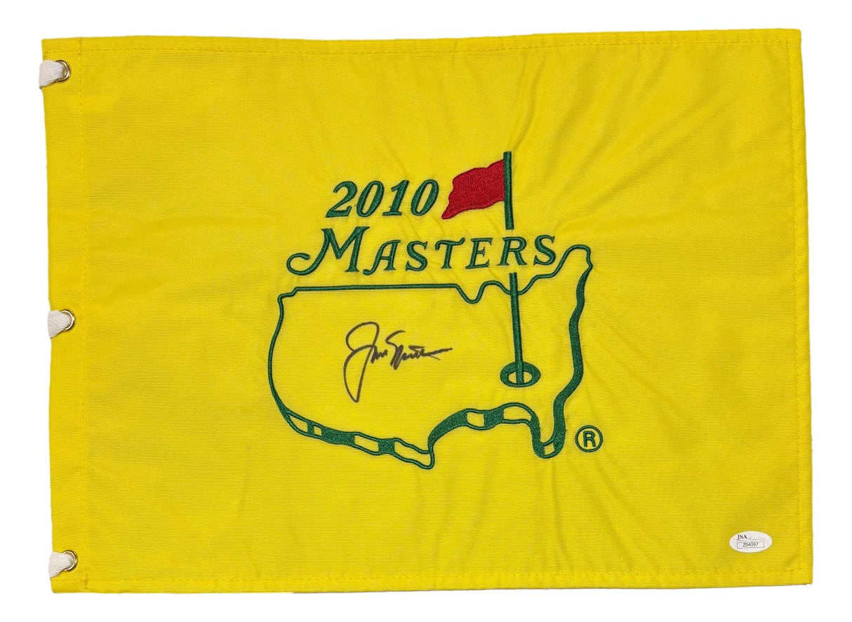 Jack Nicklaus Signed 2010 Masters Golf Flag JSA Hologram