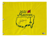 Jack Nicklaus Signed 2021 Masters Golf Flag BAS