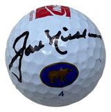 Jack Nicklaus Signed PGA Golden Bear Logo Golf Ball BAS LOA