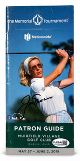 Jack Nicklaus Signed Muirfield Golf Memorial Tournament Patron Guide JSA QR