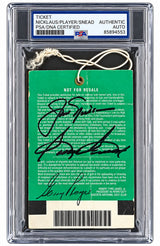 Jack Nicklaus Snead Player Signed 1998 Masters Practice Round Ticket PSA/DNA