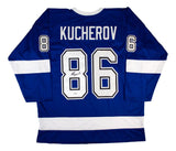 Nikita Kucherov Tampa Bay Signed Blue Hockey Jersey JSA