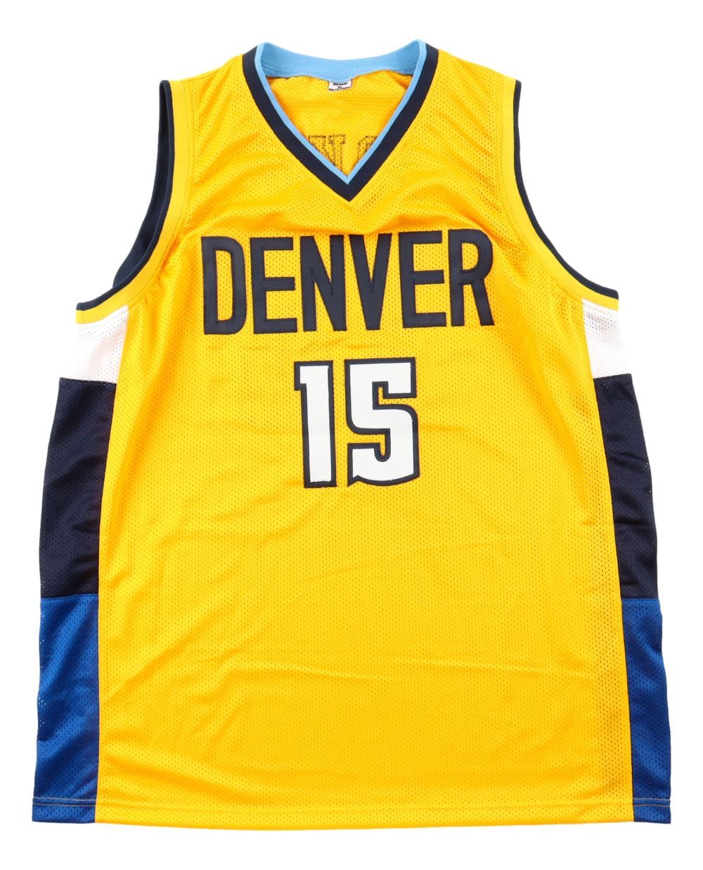 Nikola Jokic Denver Signed Yellow Basketball Jersey BAS