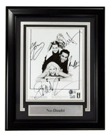 No-Doubt Signed Framed 8x10 Photo Gwen Stefani & More BAS LOA