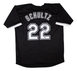 Noah Schultz Chicago Signed Black Baseball Jersey MLB Debut 4-14-26 BAS
