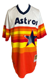 Nolan Ryan Signed Houston Astros M&N Authentic CC Jersey HOF 99 Inscribed JSA