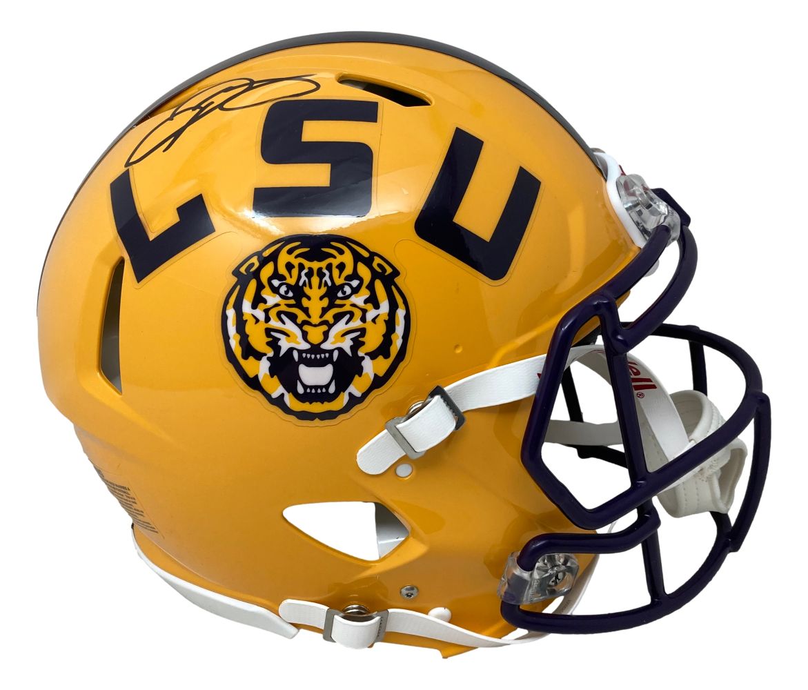 Odell Beckham Jr Signed LSU Tigers Full Size Authentic Speed Helmet BAS