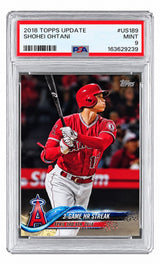 2018 Topps Update #US189 Shohei Ohtani Angels Rookie Card PSA Mint 9