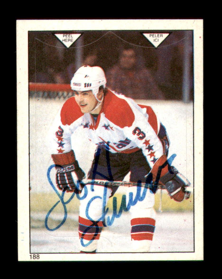 Scott Stevens Autographed 1983-84 O-Pee-Chee Stickers Rookie Card #188 Washington Capitals SKU #251542