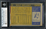 Walt Bellamy Autographed 1971-72 Topps Card #116 Atlanta Hawks Beckett BAS #18278868