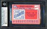 Tony Gwynn Autographed 1986 Topps Mini Card #65 San Diego Padres Beckett BAS #18278996