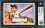 Earl Torgeson Autographed 1983 1952 Topps Reprint Card #97 Boston Braves Beckett BAS #18280531