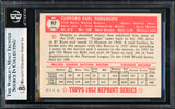 Earl Torgeson Autographed 1983 1952 Topps Reprint Card #97 Boston Braves Beckett BAS #18280531
