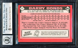 Barry Bonds Autographed 1986 Topps Traded Rookie Card #11T Pittsburgh Pirates Auto Grade Gem Mint 10 Beckett BAS #18278809
