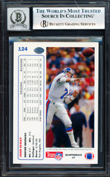 John Elway Autographed 1991 Upper Deck Card #124 Denver Broncos Auto Grade Gem Mint 10 Beckett BAS #18278779