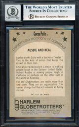 Curly Neal Autographed 1971-72 Fleer Rookie Card #1 Harlem Globetrotters Auto Grade Gem Mint 10 Beckett BAS #18163203