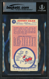 Johnny Egan Autographed 1969-70 Topps Rookie Card #16 Los Angeles Lakers Beckett BAS #18281287