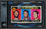 Flynn Robinson, Chet Walker & Jeff Mullins Autographed 1970-71 Topps Card #4 Beckett BAS #18281298