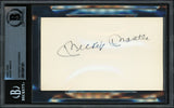 Mickey Mantle Autographed 3x5 Index Card New York Yankees Beckett BAS #18281361