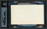 Bart Starr Autographed 3x5 Index Card Green Bay Packers Vintage Signature Beckett BAS #18281339
