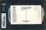 Stan Musial Autographed 4x6 Legends Postcard St. Louis Cardinals Beckett BAS #18281629