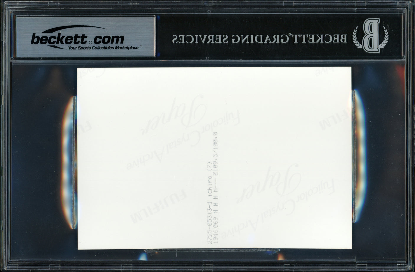 Ichiro Suzuki Autographed 4x6 Photo Seattle Mariners Beckett BAS #18281742