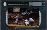 Ichiro Suzuki Autographed 4x6 Photo Seattle Mariners Beckett BAS #18281744