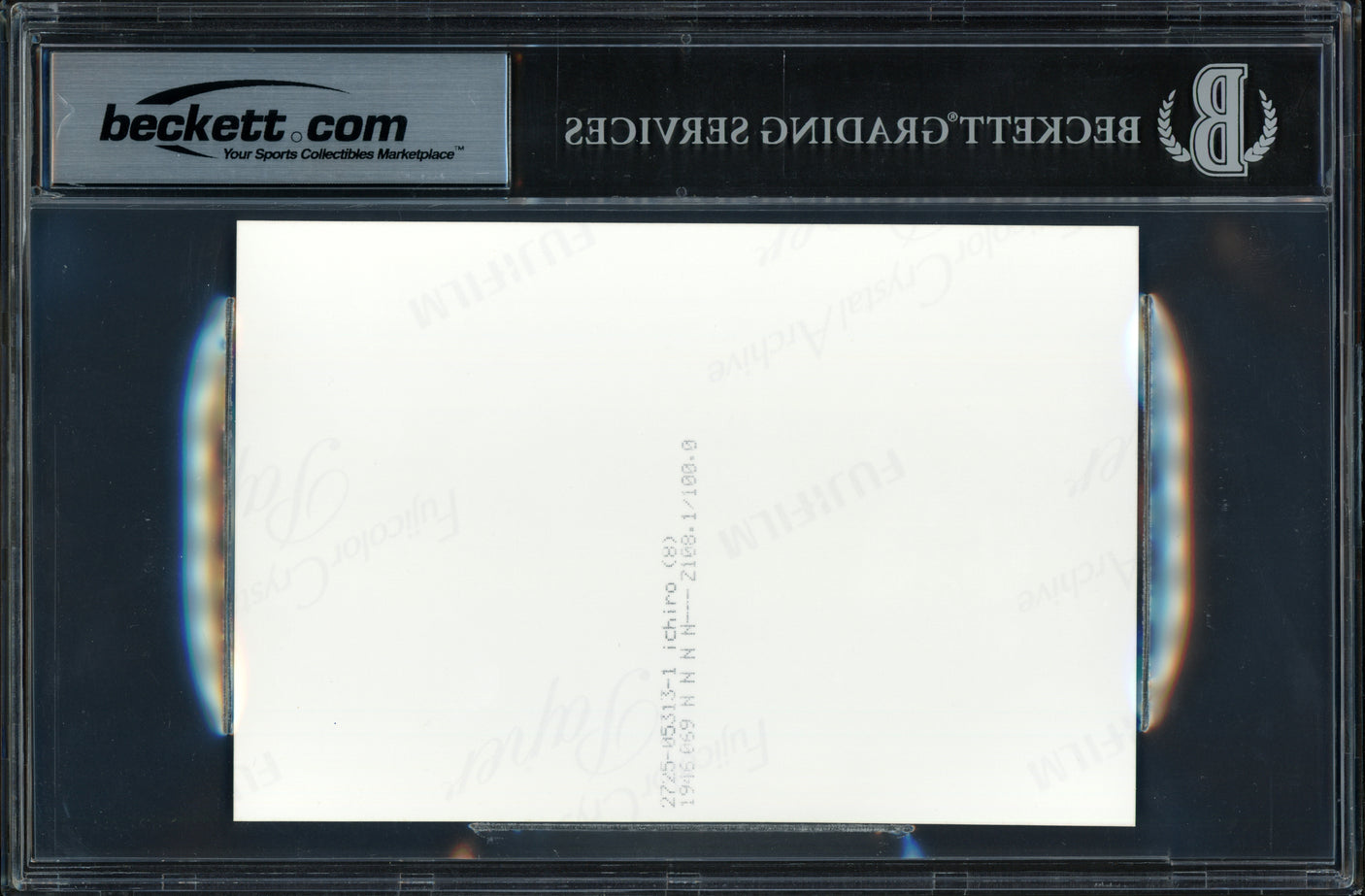 Ichiro Suzuki Autographed 4x6 Photo Seattle Mariners Beckett BAS #18281740