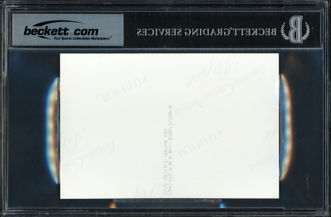 Ichiro Suzuki Autographed 4x6 Photo Seattle Mariners Beckett BAS #18281747