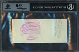 Vince Lombardi Autographed 3x6 Check Green Bay Packers Beckett BAS #10845272